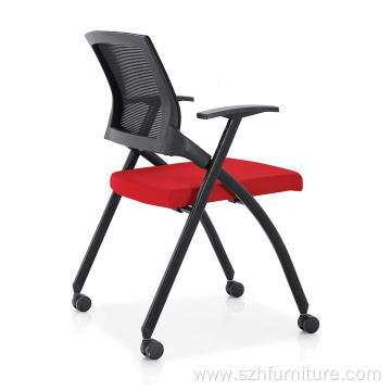 Foldable Stainless Frame Mesh Student Folding Training Chair